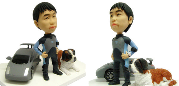 Diver with Car and Dog - Miniyou  