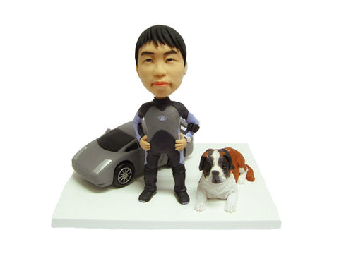 Diver with Car and Dog - Miniyou  