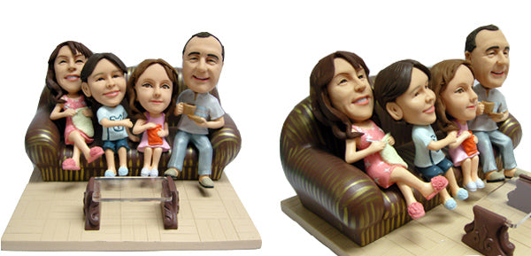 Family 4 Sofa Boy & Girl - Miniyou  