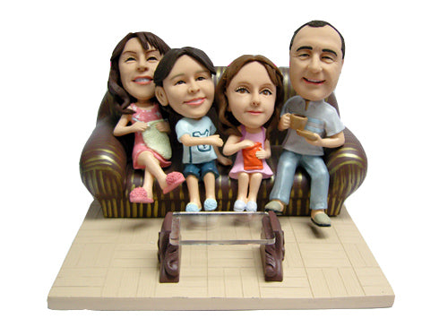 Family 4 Sofa Boy & Girl - Miniyou  