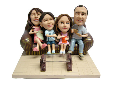 Family 4 Sofa Boy & Girl - Miniyou  