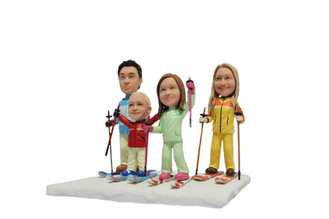 Family Skiing 4 - Boy & Girl - Miniyou  