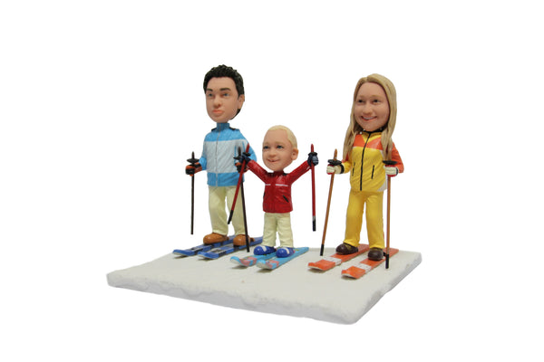 Family Skiing 3 Boy - Miniyou  