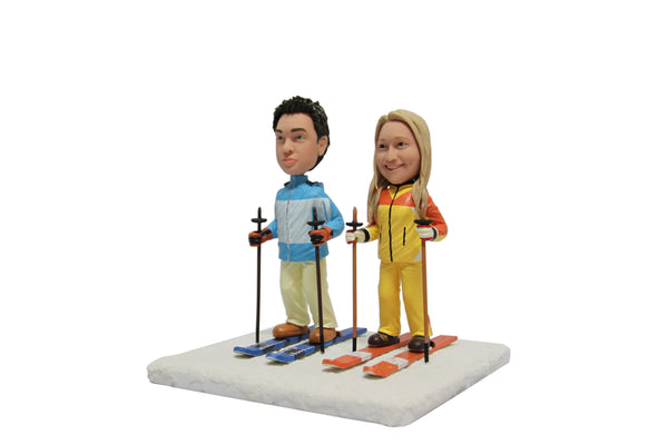 Skiing Couple - Miniyou  