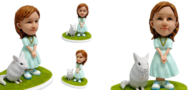 Girl and Chinchilla - Miniyou  