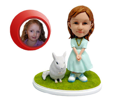 Girl and Chinchilla - Miniyou  